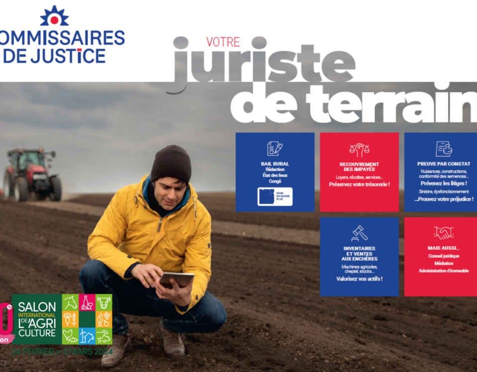 1ère participation au salon international de l’agricultureChambre nationale des commissaires de justice
